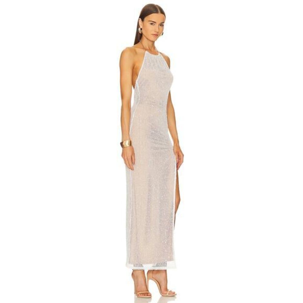 MICHAEL COSTELLO x REVOLVE Noomi Maxi Dress in Ivory Size XS